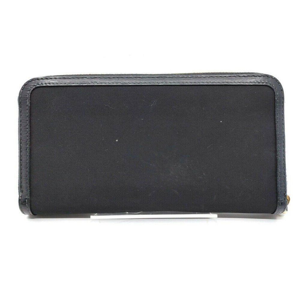 100% Authentic Prada Zippy Black Nylon Wallet - Picture 2 of 10